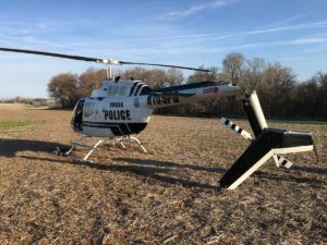Omaha police helicopter makes emergency landing; no one injured