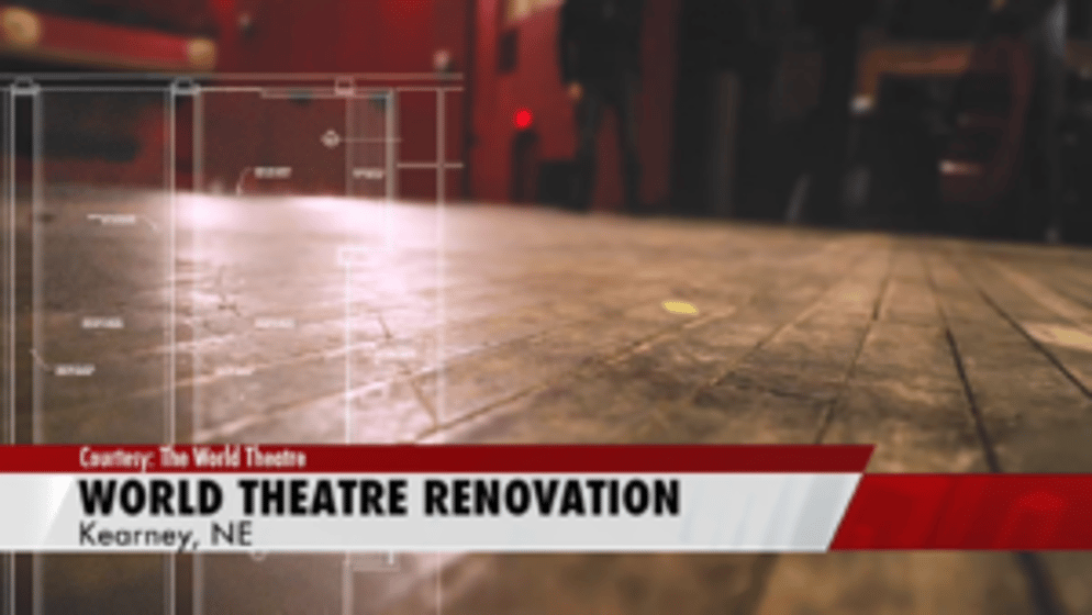 Kearney World Theatre announces renovations
