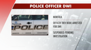 Norfolk Officer Suspended Pending DWI Investigation