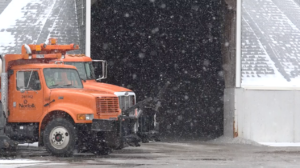 Snow Plows Deal With Ice; Unveil New Feature During Latest Storm