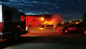 Pickup Fire at Southeast Community College