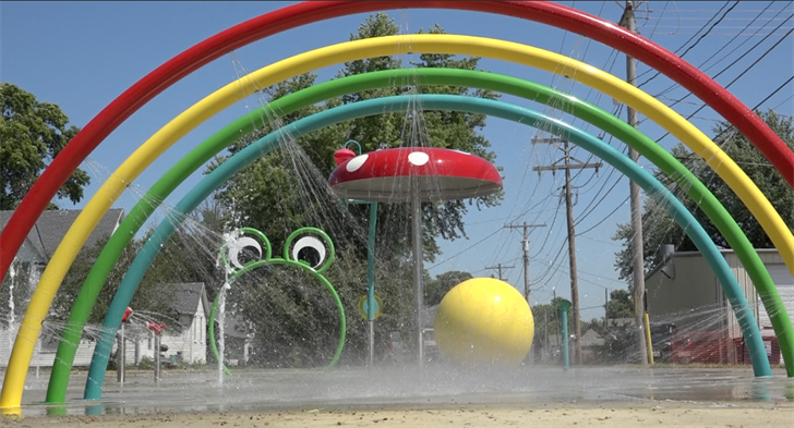 Dorchester enjoying new splash pad as hot weather settles in NEWS