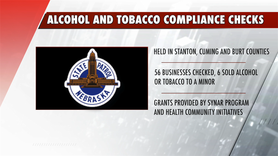 Alcohol, tobacco inspections held in Northeast Nebraska NEWS CHANNEL