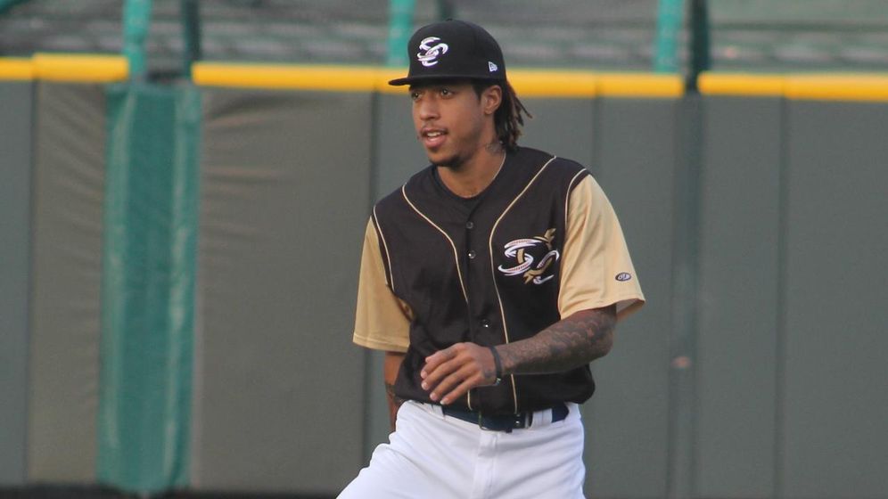Royals SS Adalberto Mondesi has hits in five of his seven games with the Storm Chasers as part of his MLB Rehab Assignment. (Omaha Storm Chasers)