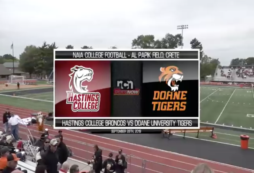 Sept 28th Hastings College Vs Doane Ncn Tv River Country