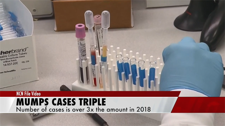 Mumps in NE more than triple 2018 total