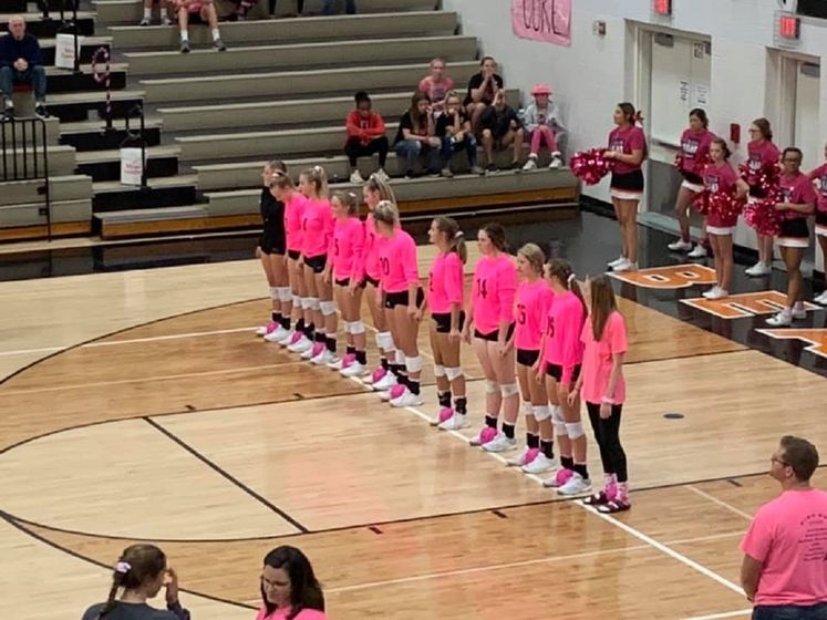 Beatrice Lady Orange Win Pink-Out Night Match (photo: Beatrice Public Schools Facebook)