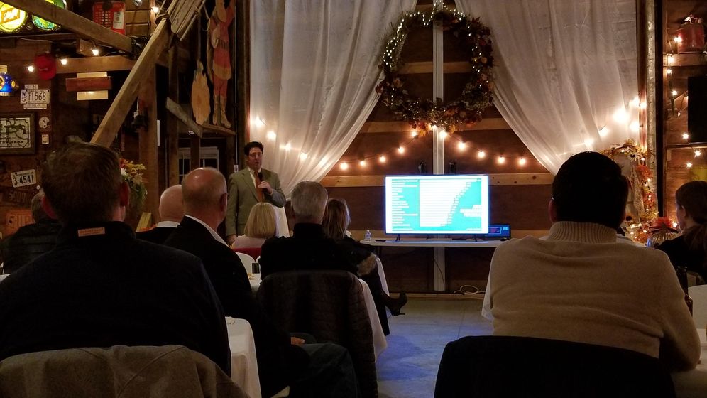 Former Legislative Speaker Mike Floods Meets with Beatrice-area Business, Civic, Education leaders