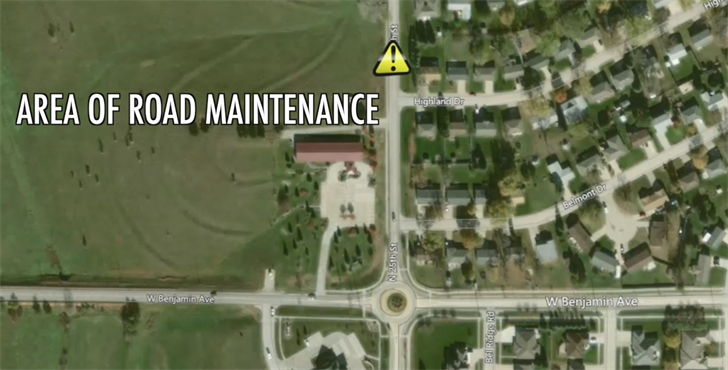 Norfolk road work map