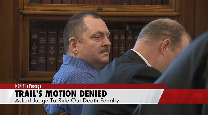 Aubrey Trail's motion to rule out death penalty is denied