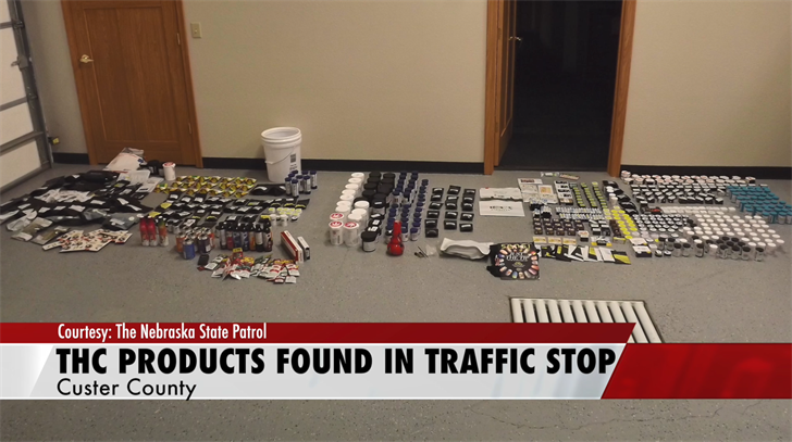 Hundreds of THC Products Found During Custer County Traffic Stop