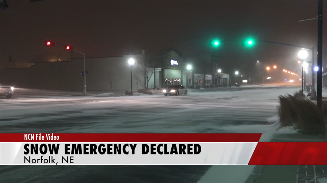 Norfolk Declares Snow Emergency Ahead of Storm NEWS CHANNEL NEBRASKA
