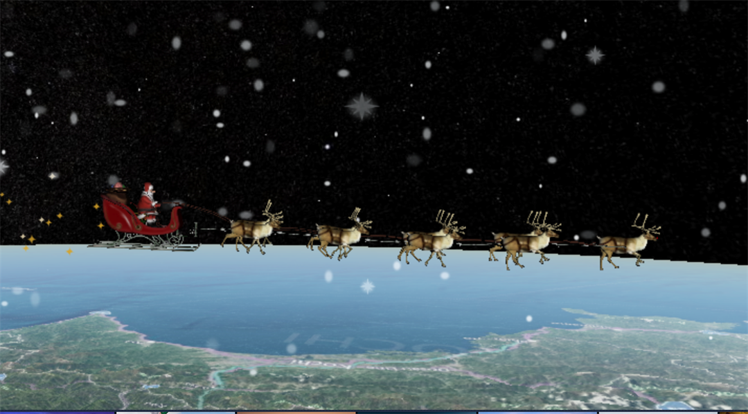 Santa Tracker Follow Santa as he flies around the world on Christmas