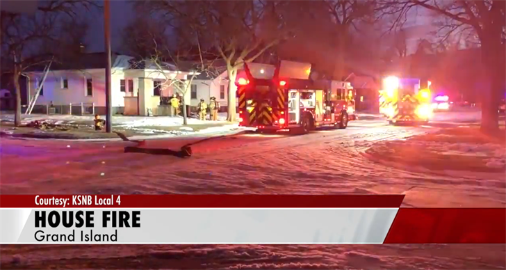 House fire leaves Grand Island family displaced