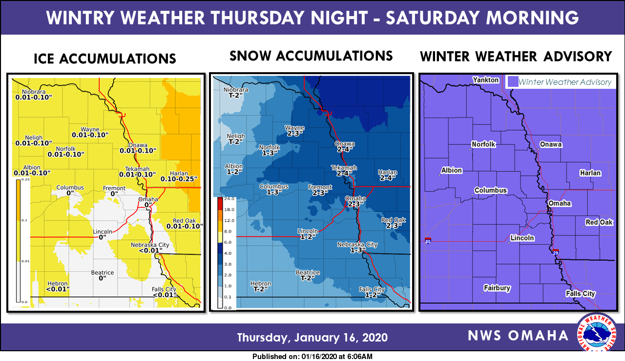 Winter Weather Advisory for to Affect Eastern Nebraska NEWS CHANNEL