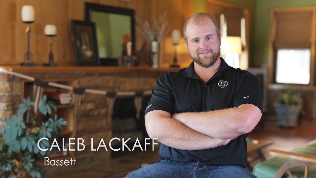 Caleb Lackaff of Bassett urges others to return home