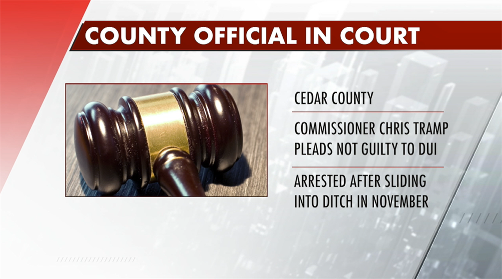 County commissioner pleads not guilty to DUI Charge