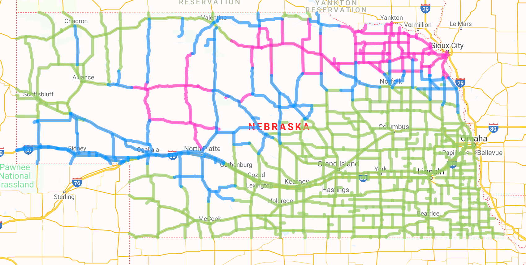 Dot Road Conditions Map Winter Weather Creates Slick Conditions Wednesday Morning - Southeast -  News Channel Nebraska