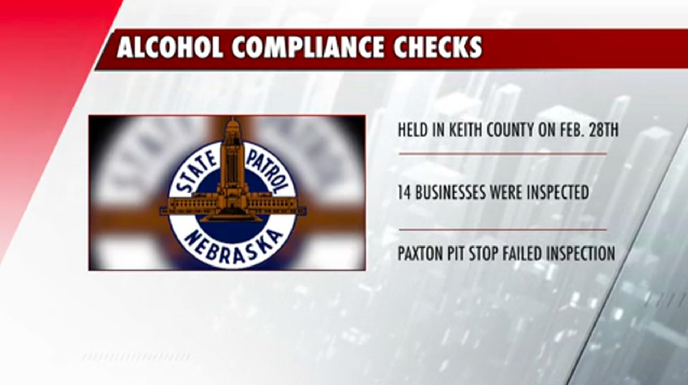 A Paxton business was cited for selling alcohol to a minor