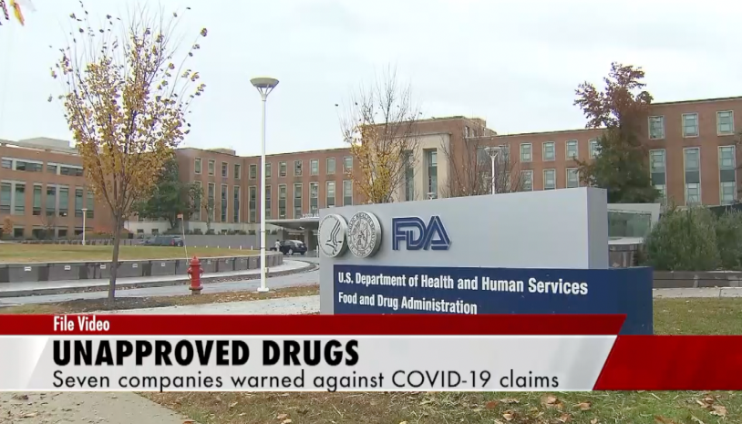 FDA says seven companies are selling unapproved Coronavirus drugs