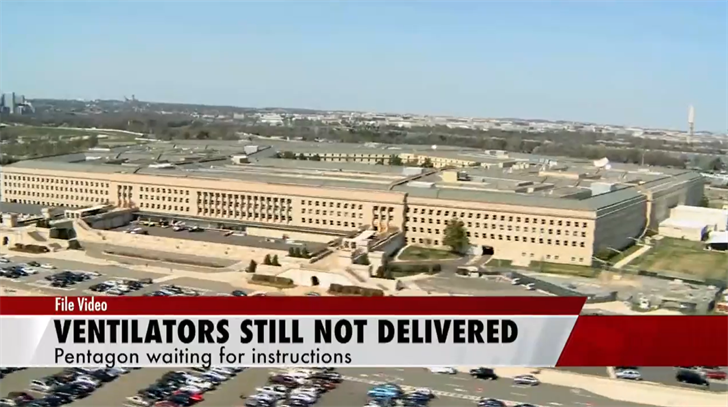 Pentagon still hasn't delivered ventilators