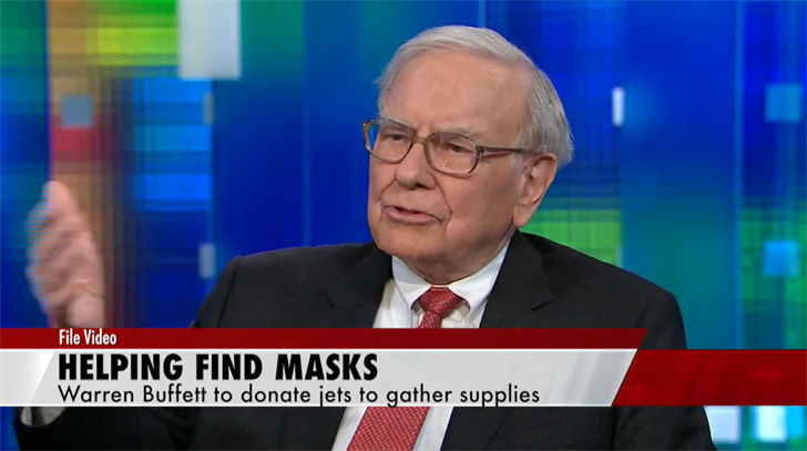 Warren Buffett lends jets to help gather masks