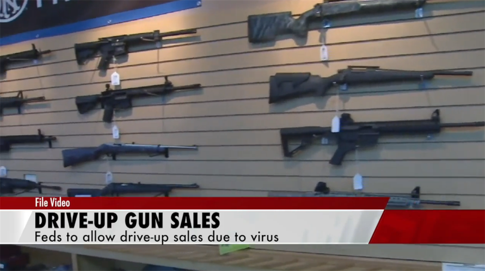 Feds allow drive up gun sales amid virus