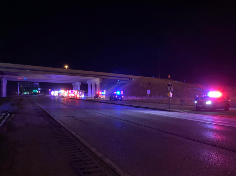 Authorities say three teens were injured in this crash late Saturday