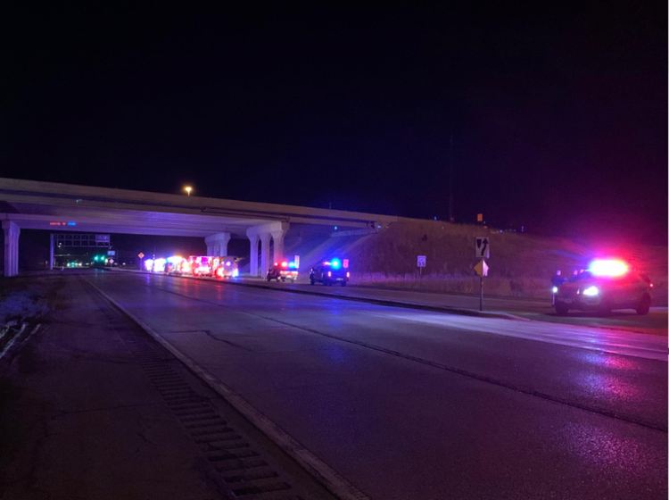 Authorities say three teens were injured in this crash late Saturday