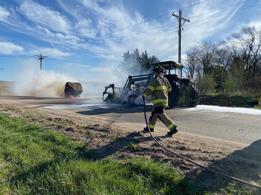 Norfolk Fire responds to morning tractor fire - NORTHEAST - NEWS ...