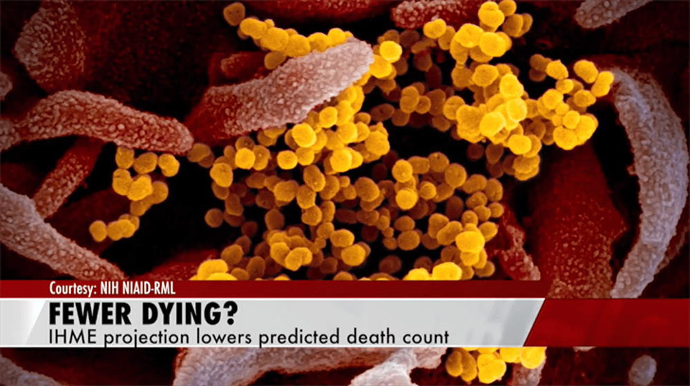 Key model revises US deaths slightly downward