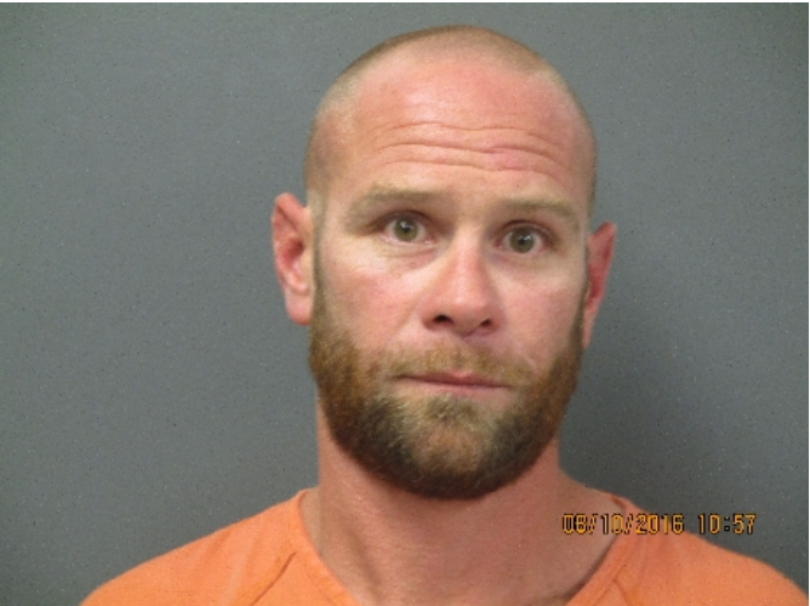 Chadron officers observed 40 year old Ty J. Huss's motorcycle in the area of 3rd and Shelton Street. Upon initiating contact, observed that the motorcycle had struck and damaged a parked and unattended vehicle near there.