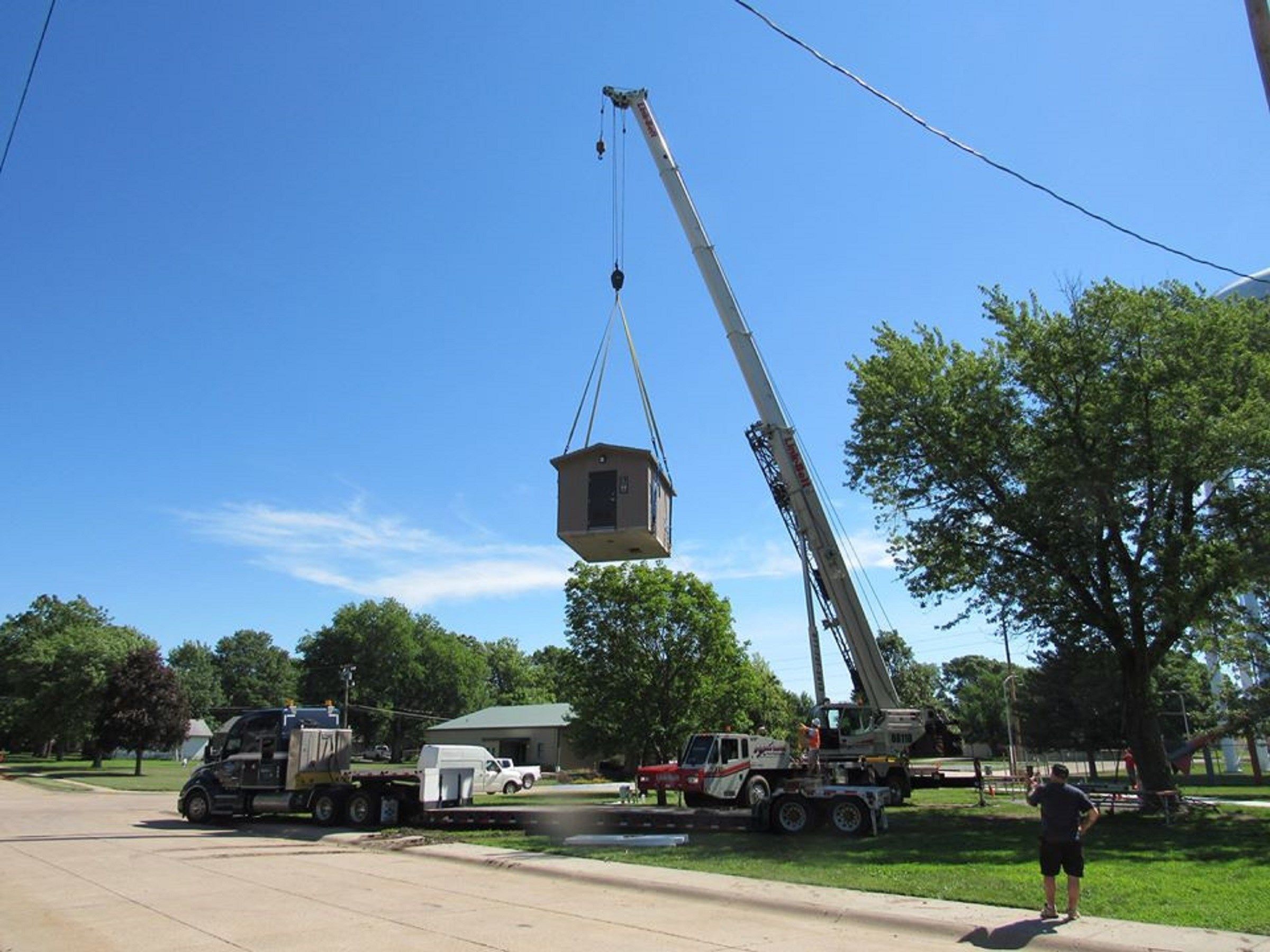 Restroom Facility Installation (Photos:City of Beatrice)