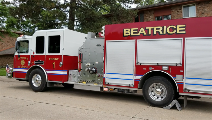 Beatrice Firefighters called to vehicle fire