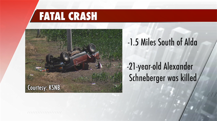 Man killed in Wed Crash near Alda