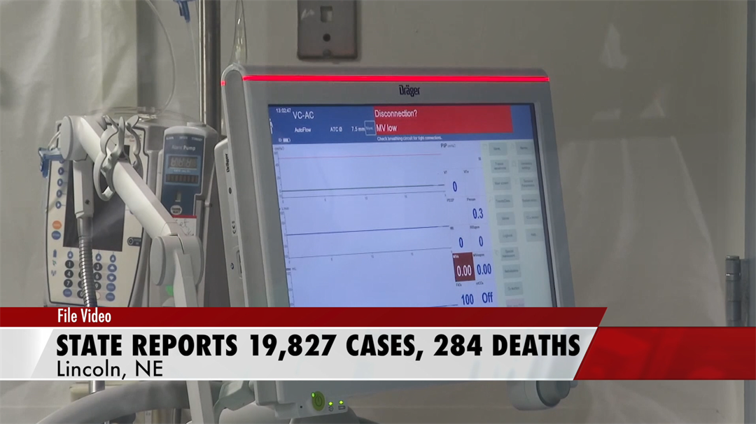 Nebraska reports 19,827 coronavirus cases, 284 deaths