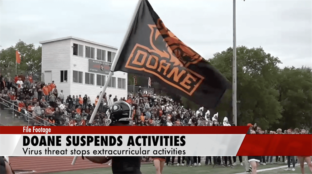 Doane suspends extracurricular activities amid virus threat
