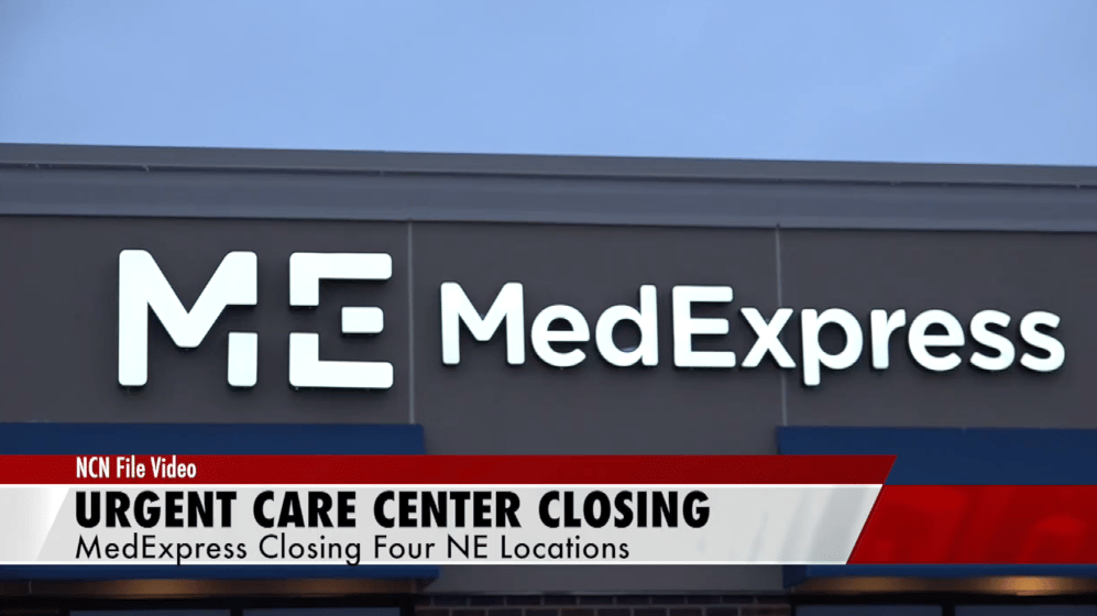 Four MedExpress locations are closing for good on Thursday