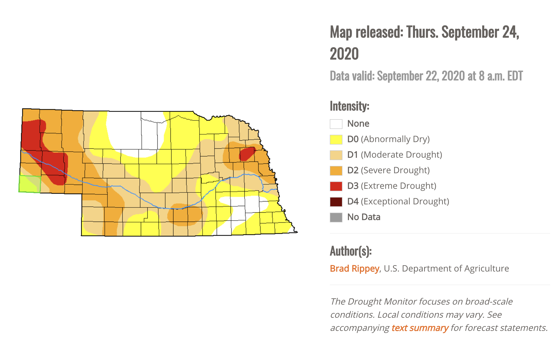 Portions of Panhandle listed under extreme drought in latest drought ...