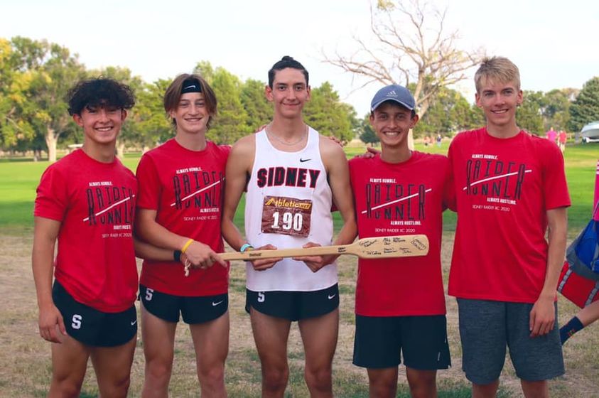 The Sidney boys cross country team claimed the team title in Ogallala on Thursday, Sept. 24. They finished third at the UNK Invite on Monday, Sept. 28.