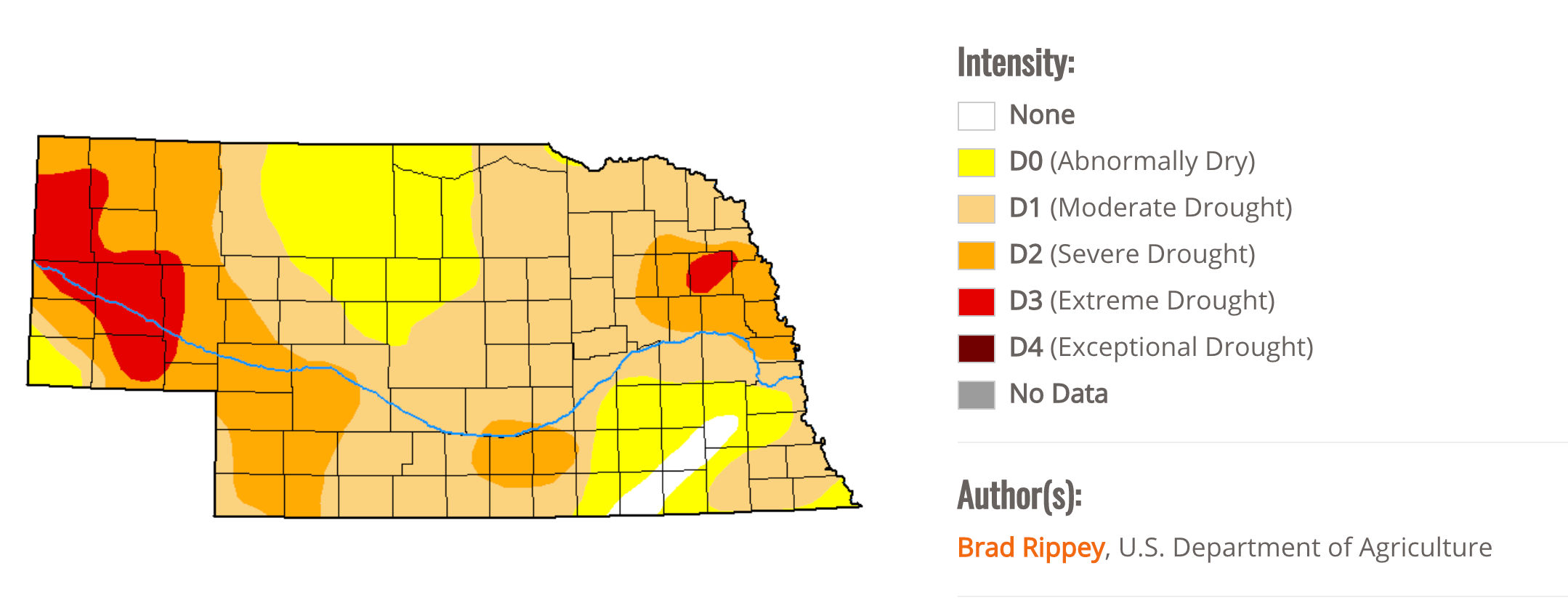 Latest drought monitor shows expansion of dry conditions across
