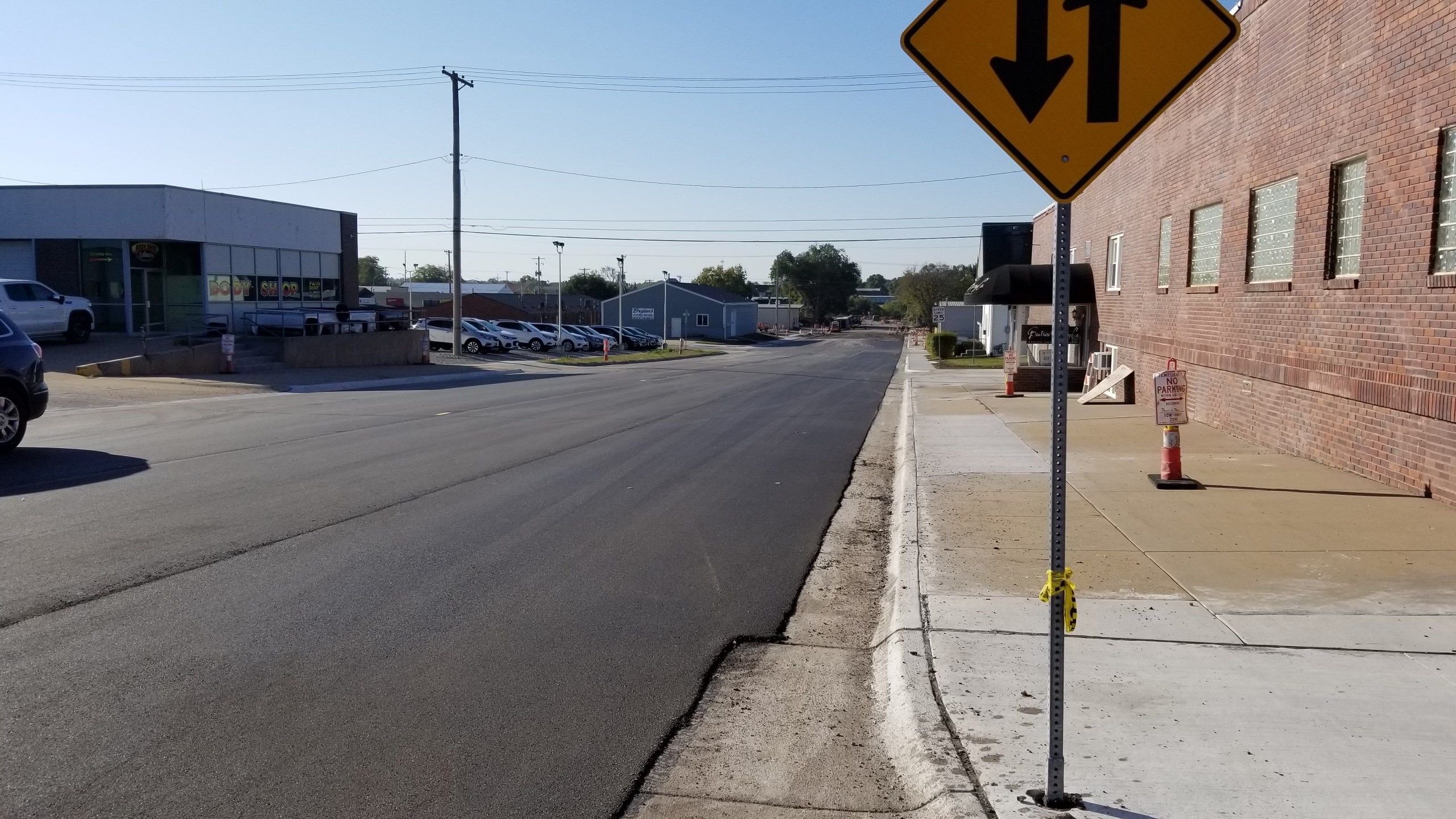 North Part of Fifth Street Paving