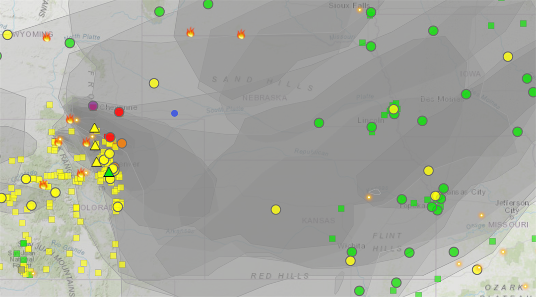 Smoke from wildfires once again makes way to Nebraska PANHANDLE