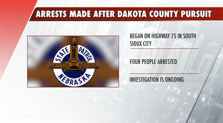 Several Arrested After Pursuit in Dakota County
