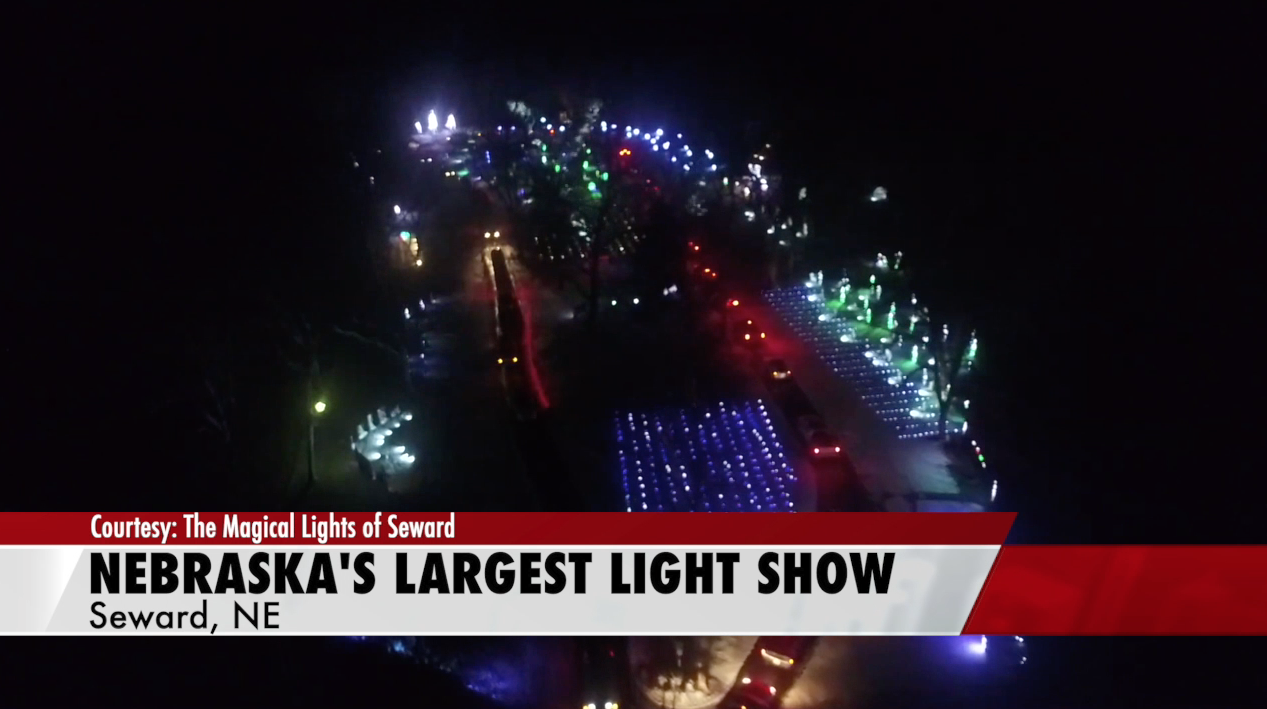 Nebraska's largest light show The Magical Lights of Seward NEWS