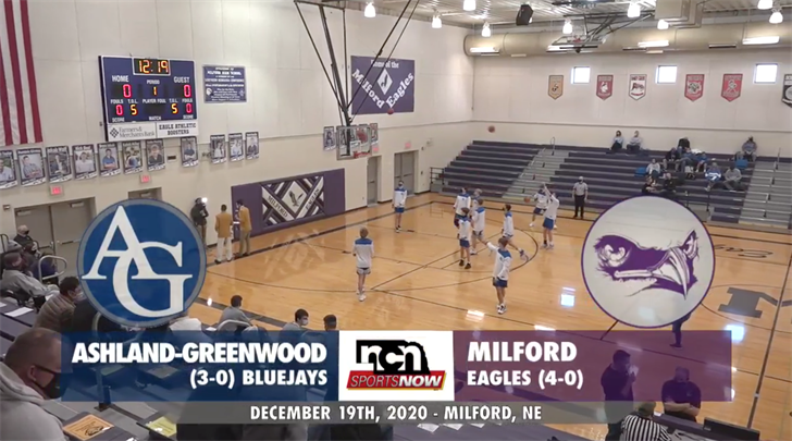 DEC 19 - Ashland-Greenwood vs Milford (NCN TV)