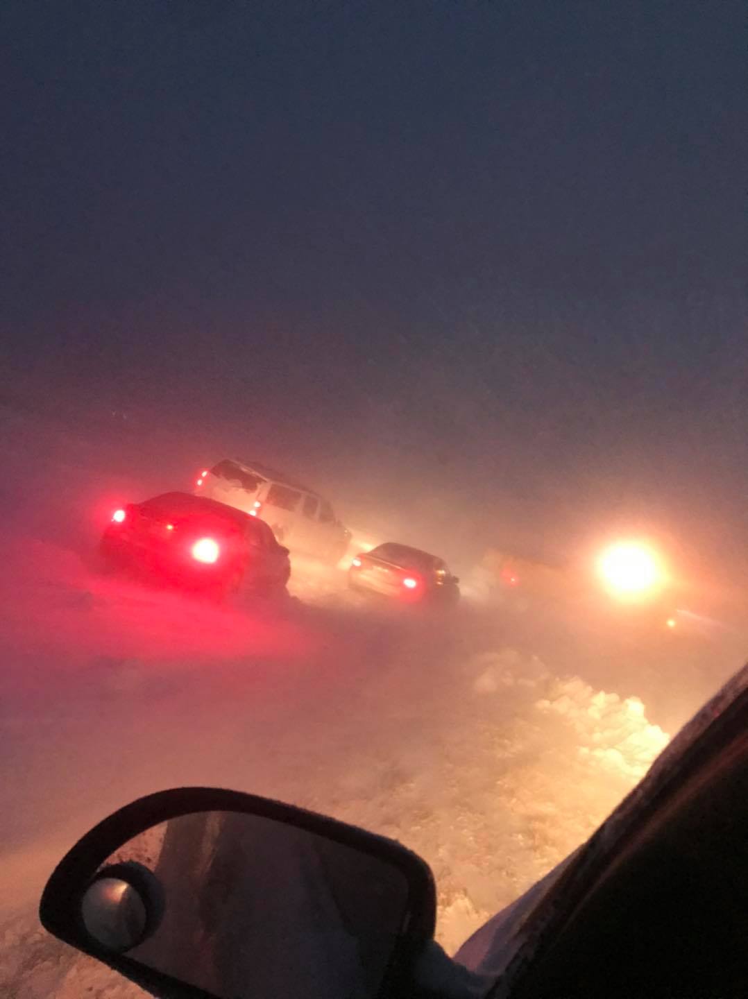 Custer County drivers were dealing with winter weather Wednesday, with many getting stuck.