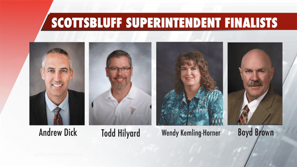 There are four finalists remaining for the Scottsbluff superintendent position. Photos Courtesy: Scottsbluff Public Schools.
