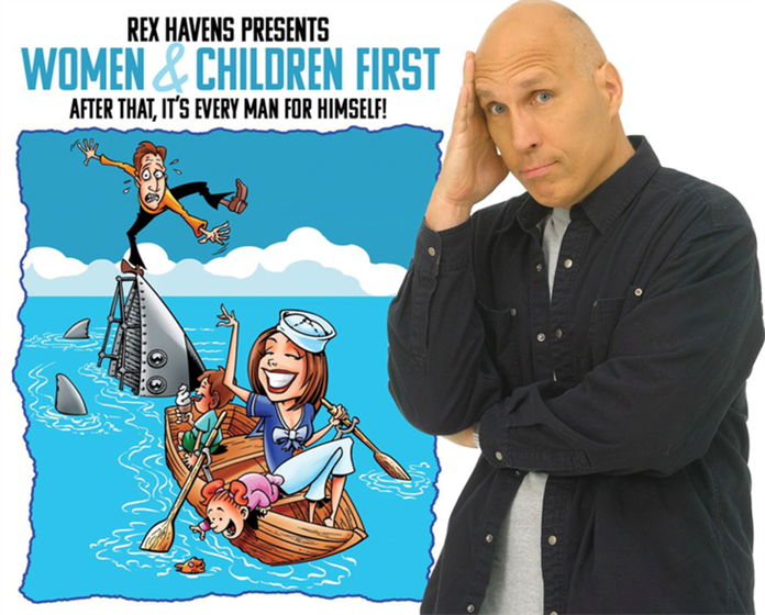 Rex Havens will perform his standup show Women and Children First at Sidney High School on Saturday, Feb. 27.