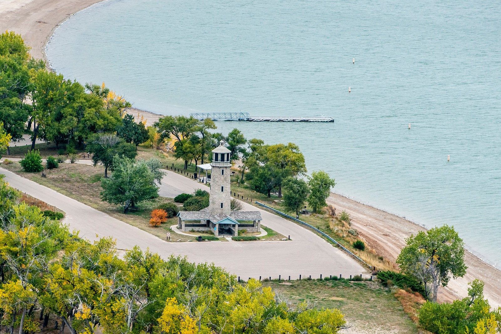 The Lake View area of Lake Minatare State Recreation area, which features the park's lighthouse observation tower, has received a major electrical upgrade to its campground.